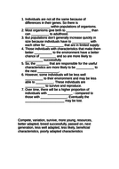 Evolution worksheet | Teaching Resources