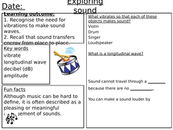 Sound Waves Worksheets | Teaching Resources