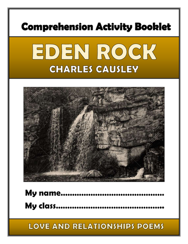 Eden Rock - Charles Causley - Comprehension Activities Booklet!