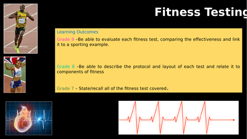 AQA GCSE PE FITNESS TESTING (NEW SPEC 9-1) | Teaching Resources