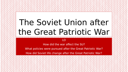 Stalin's SU after the Great Patriotic War