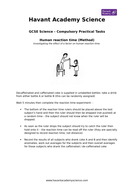 AQA Trilogy compulsory practical - Reaction time | Teaching Resources
