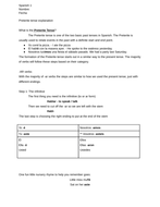 Regular Preterite Tense with Practice | Teaching Resources