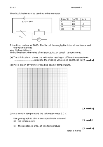 homework electricity part 1