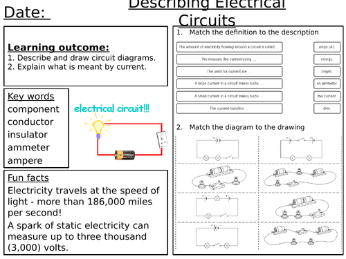 Electricity Worksheets