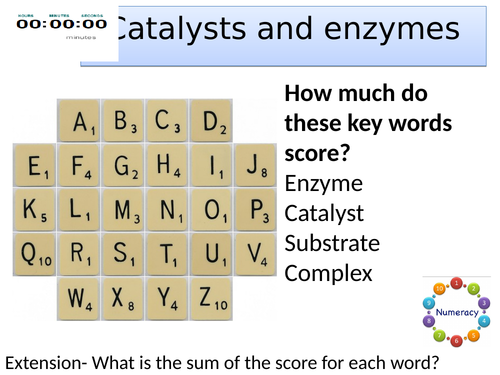 Topic 2 Catalysts and enzymes AQA trilogy