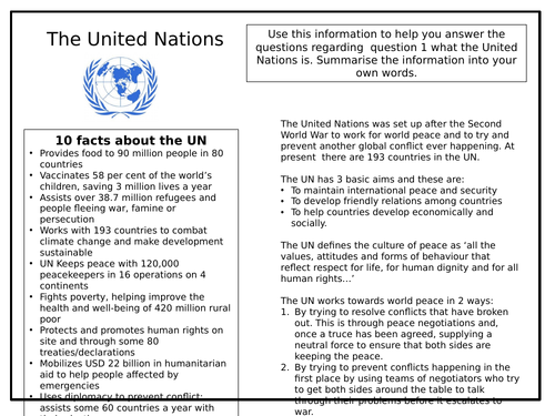 assignment grant united nations