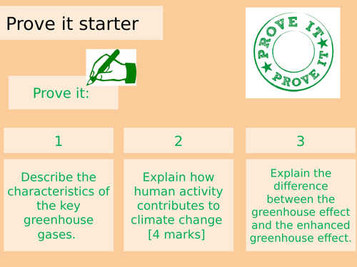 The Challenge of Natural Hazards AQA 1-9 course - lesson 16 effects of climate change