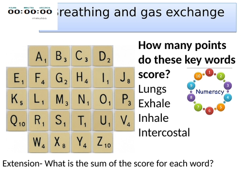 Topic 2 The lungs AQA trilogy