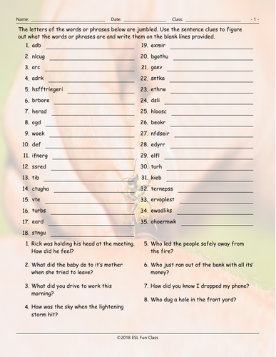 past simple tense irregular verbs jumbled words worksheet
