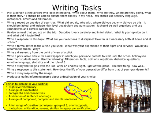 11 plus creative writing tasks