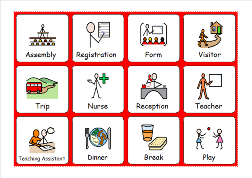 Now and Next Board - Complete with Timetable Lesson Symbols - SEN ...