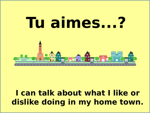 Tu aimes...? (En Ville)