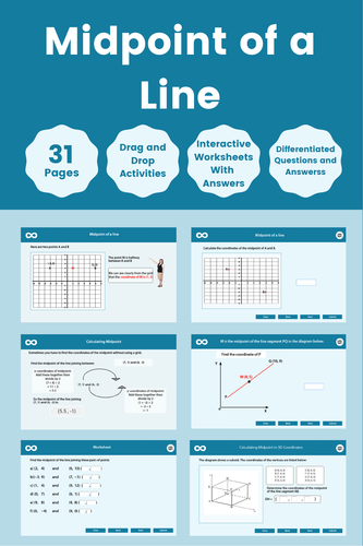 Mid-point of a Line Segment - GCSE (1-9) | Teaching Resources