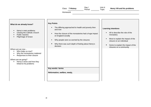 Importance of the Monasteries full lesson plan and resources | Teaching ...