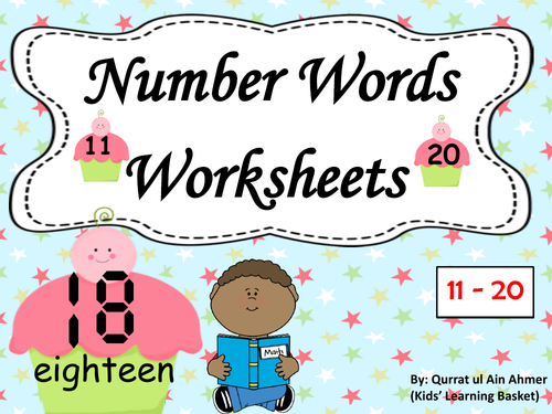 numbers in words for kids