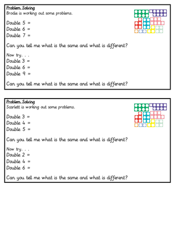 Doubles, Summer Block 1, Year 1