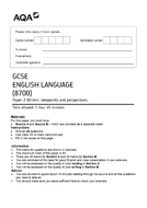 Aqa english language paper 2 specimen material 3 picture