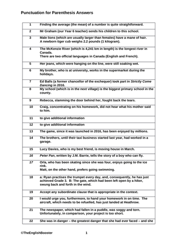 spag worksheets the complete package for year 6 spag revision