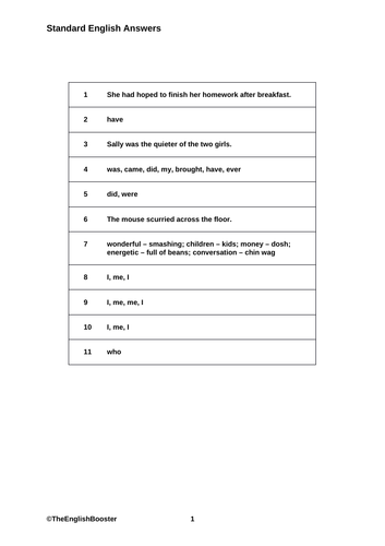 spag worksheets the complete package for year 6 spag revision