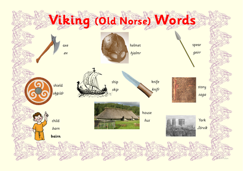 The Vikings - Viking Words Activity + Game | Teaching Resources