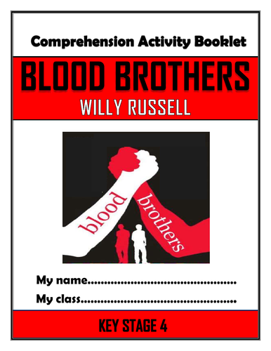 Blood Brothers Comprehension Activities Booklet!