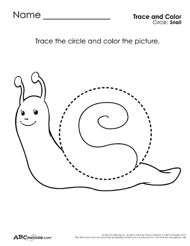 Circles: Tracing and Coloring | Teaching Resources