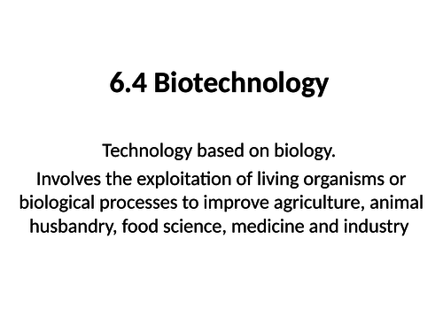 Cloning and biotechnology ( 6.2.1/ 6.4) BUNDLE! new OCR A-level biology ...