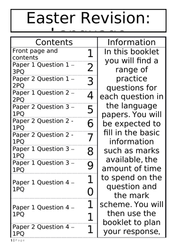 aqa-english-language-and-literature-20-page-revision-booklets