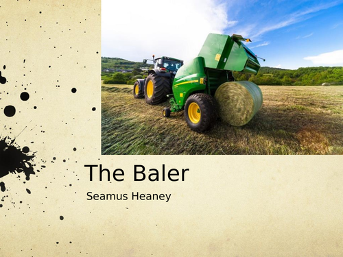 The Baler by Seamus Heaney- Poetry Analysis (CCEA A Level)