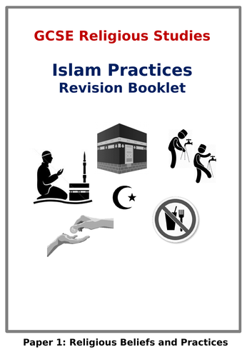 Aqa Gcse Rs Islam Practices Revision Guide Teaching Resources