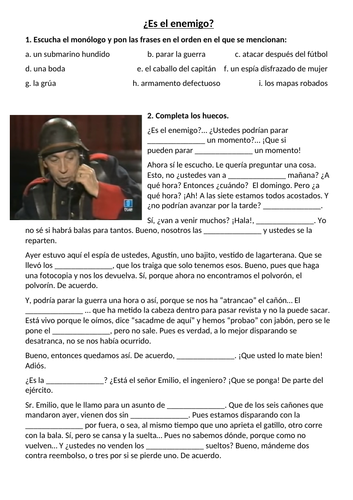 Spanish A Level - Monarquías y dictaduras: ¿Es el enemigo? El día que fusilaron a Gila.