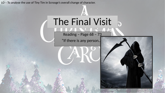 TINY TIM'S DEATH - A CHRISTMAS CAROL | Teaching Resources