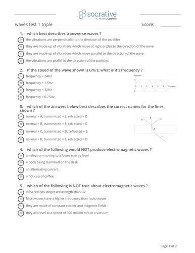 AQA physics GCSE 9 -1 exam practice M/C revision questions for paper 2 ...
