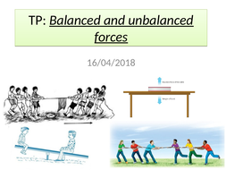 Balanced and unbalanced forces | Teaching Resources