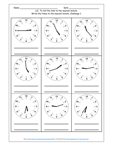 Time Small Steps Y3 KS2 Telling The Time, Months Durations Challenges ...