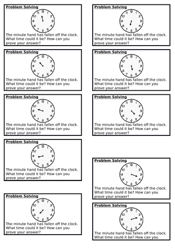 Telling the Time (1) Summer Block 2, Year 3