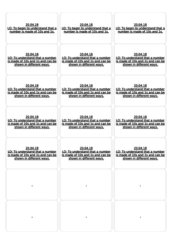 White rose maths year 1 picture