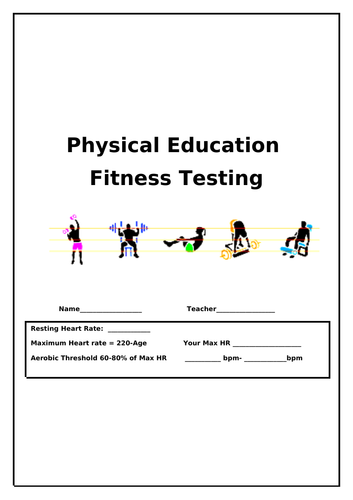 Fitness testing booklet | Teaching Resources
