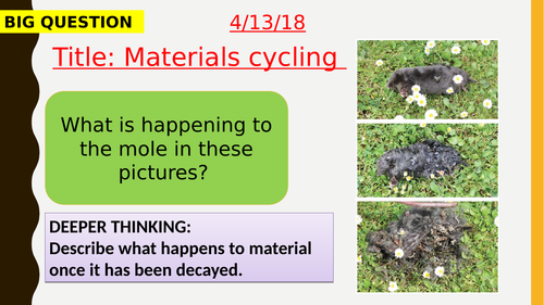 AQA new specification-Material cycling-B17.2