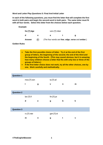 Verbal Reasoning Worksheets | Teaching Resources