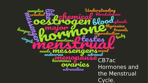 CB7a / CB7c Hormones and the Menstrual Cycle