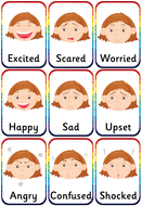 Feelings / emotions cards | Teaching Resources