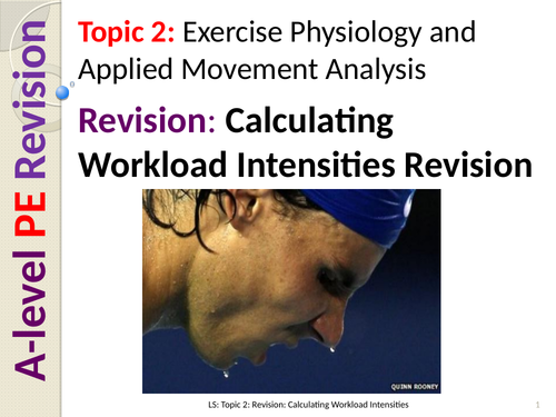 A-level PE: Calculating Workload Intensities