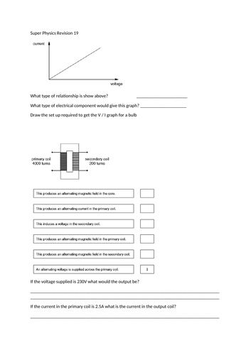 AQA PHYSICS 9-1 Part 19!!!!!