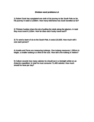 division-word-problems-year-5-differentiated-teaching-resources