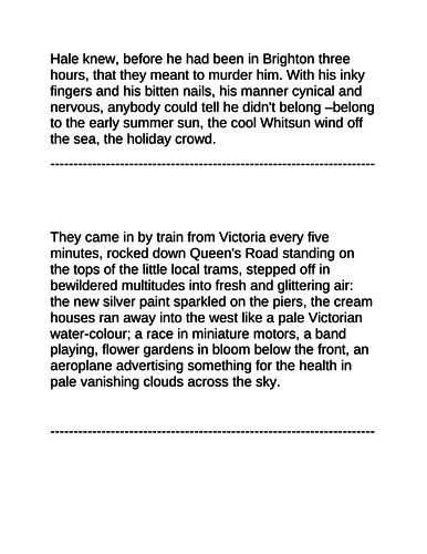 AQA GCSE English Paper Q3: Examining structure in an unseen text ...