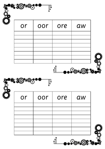 Phonics - Read, Write, Inc. Grapheme Choice Spelling Worksheet ...