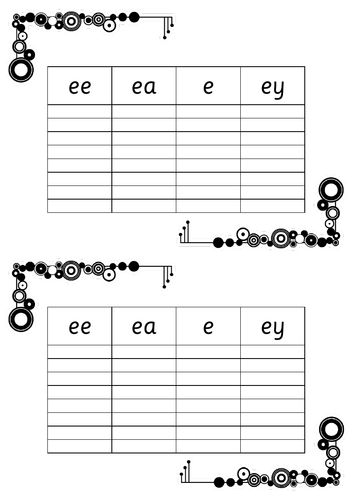 Phonics - Read, Write, Inc. Grapheme Choice Spelling Worksheet ...