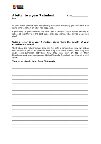 detention-exclusion-work-letter-to-a-younger-student-teaching
